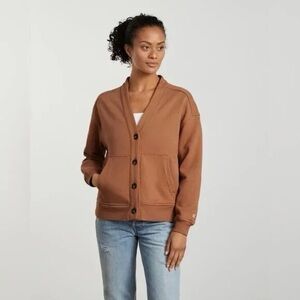 Everlane: the organic cotton varsity cardigan size M